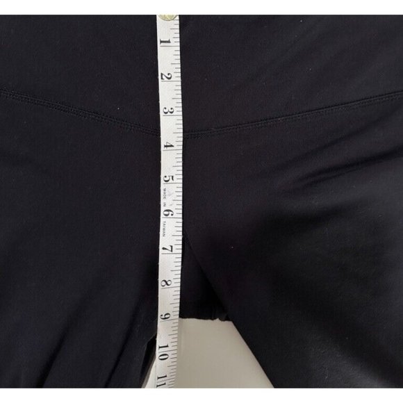Split 59 X Pure Barre Logo Leggings Black Size Medium Mesh Ruched Front - Picture 6 of 12